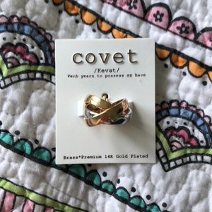 Size 7 Gold, Silver, Rose Gold Ring